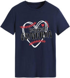 T-Shirt de grand-mère de basket-ball pour femmes, chemise Love Heart