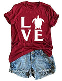 Women Love Turtle T-Shirt Save The Turtle Shirt