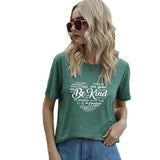Frauen seien Sie freundlich Sprachen T-Shirt Freundlichkeit Shirt