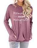 Women Mamacita Needs a Margarita Blouse with Pockets