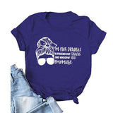 Damen Momlife T-Shirt mit Aufschrift „Ich bin nicht betrunken, ich gebe Snacks raus und schreie den Arsch“