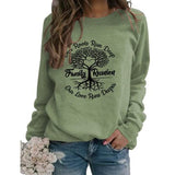 Family Reunion Sweatshirt Women Roots Run Deep Family Tree Shirt