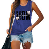 Baseball Mom Tank Top Baseball Mom Shirt for Women Graphic Tank Top