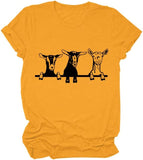Three Goats Make Happiness Women T-Shirt
