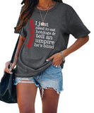 T-shirt de sport pour femmes, j'ai juste besoin de manger des hot-dogs et de dire à un arbitre qu'il est aveugle