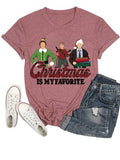 Noël est ma chemise préférée pour femmes, mon T-Shirt de noël préféré