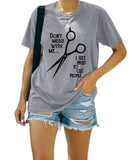 Damen T-Shirt mit V-Ausschnitt