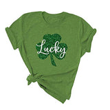 Damen T-Shirt mit Kleeblatt-Motiv, St. Patrick's Day