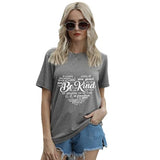 Frauen seien Sie freundlich Sprachen T-Shirt Freundlichkeit Shirt