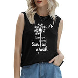 Women Wish Tank Some See A Weed Others See A Wish T-Shirt Weed Lover Shirt
