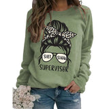 Women Funny Mom Sweatshirt Shirt