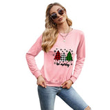 Chemise Be Merry pour femmes, chemisier de noël à manches longues à carreaux de buffle