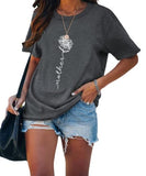 Mother Daisy Shirt Women Daisy Botanical Mama T-Shirt
