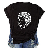 Afro Powerful Woman T-Shirt Strong Confident Queen T-Shirt