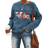 Sweat-shirt joyeux noël pour femmes, chemise de noël mignonne Gnomies