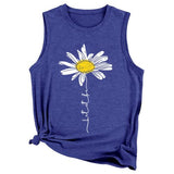 Let It Be Daisy Tank Damen Daisy Vintage Grafik Shirt