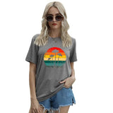Frauen Pilz Regenbogen Grafik T-Shirts
