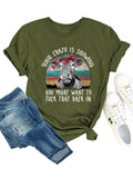 Women Your Crazy is Showing T-Shirt Funny Cow Graphic Tee Tops
