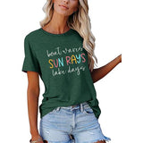 Femmes bateau vagues rayons de soleil lac jours mode T-Shirt rayons de soleil chemise