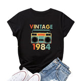 37th Birthday Vintage Shirt Vintage 1984 Birthday T-Shirt