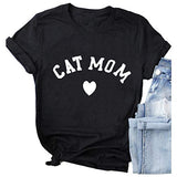 Chien Maman Chat Maman T-Shirt Femme Chemise Graphique