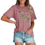 Frauen Pflanze Mama Geschenk T-Shirt Blume Mädchen Tees