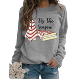 Women TitleTis The Season Christmas Tree Sweatshirt Sandwich Shirt