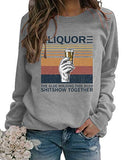 Damen Langarm-Sweatshirt mit Aufschrift „The Glue Holding This 2020 Shitshow Together“