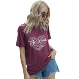 Frauen seien Sie freundlich Sprachen T-Shirt Freundlichkeit Shirt