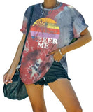 Beer Me Shirt Women Funny Drinking Tie Dye T-Shirt