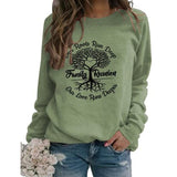 Women Our Roots Run Deep Our Love Runs Deeper Family Tree Sweatshirt