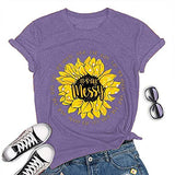 Damen T-Shirt mit Aufschrift „It's All Messy My House Hair Car Kids Life“