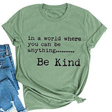 Sweatshirt „Women in A World Where You Can Be Anything“ von Be Kind, langärmelig