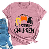 Women Hocus Pocus T-Shirt I Smell Children Shirt