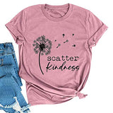 Damen T-Shirt mit Aufschrift „Scatter Kindness“