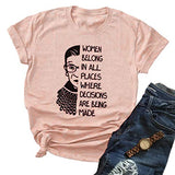 Frauen gehören überall hin, Frauen Grafik T-Shirt