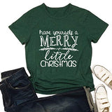 T-shirt mignon pour femmes, ayez-vous un joyeux petit Noël