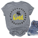 Women Bee Kind T-Shirt Graphic Shirt