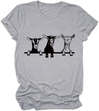 Three Goats Make Happiness Women T-Shirt