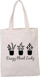 Damen Crazy Plant Lady Grafik T-Shirt