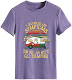 Damen T-Shirt für Camping-Liebhaber