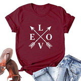 Frauen Liebe Shirt Valentinstag Shirt