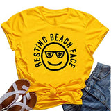 Women Resting Beach Face T-Shirt