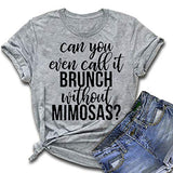 Brunch pour femmes sans chemise Mimosas, t-shirt graphique drôle