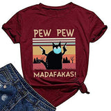 Women Pew Pew Madafakas T-Shirt Funny Pew Pew Shirt