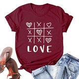 Frauen Liebe Shirt Valentinstag Shirt