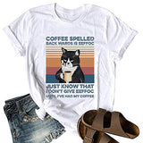 Femmes café épelé à l'envers est Eeffoc T-Shirt drôle amateur de café chemise