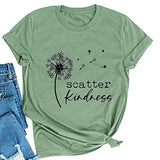 Damen T-Shirt mit Aufschrift „Scatter Kindness“