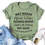 Wegbereiter, Wundertäter, Versprechenshalter, Licht in der Dunkelheit, mein Gott, das ist, wer du bist, T-Shirt