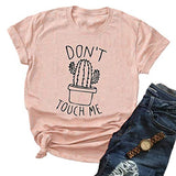 T-Shirt Cactus pour femmes, ne me touche pas